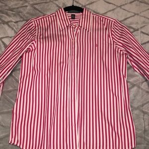Ralph Lauren pink striped dress shirt